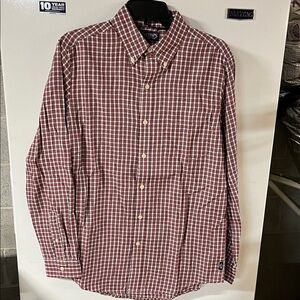 Chaps Men's Red Plaid Shirt